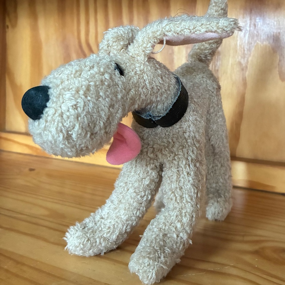 Vintage Dem Bones Applause Plush Stuffed Dog Puppy Terrier Original Tag